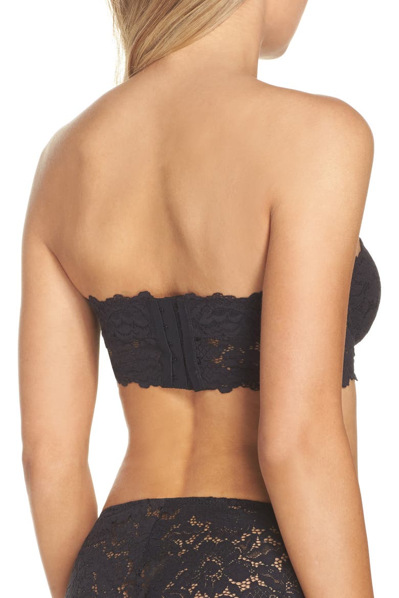 Romeo & Juliette Strapless Contour Bra, Alternate, color, BLACK
