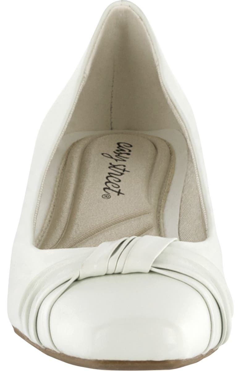 EASY STREET Waive Square Toe Pump - Multiple Widths Available, Alternate, color, White