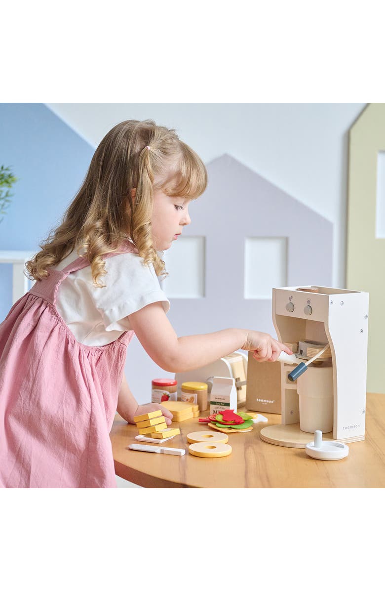 Teamson Kids Little Chef Santa Barbara Breakfast Playset, Alternate, color, Multi