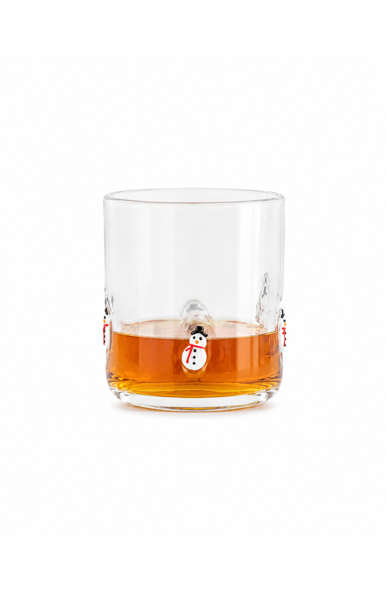 Jeanne Fitz Snowman Icon Glass, Set of 4, Alternate, color, Multi