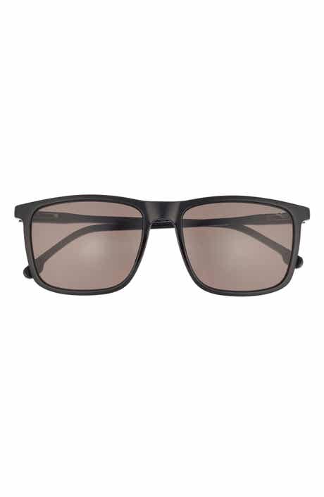 Carrera Eyewear 55mm Rectangular Polarized Sunglasses