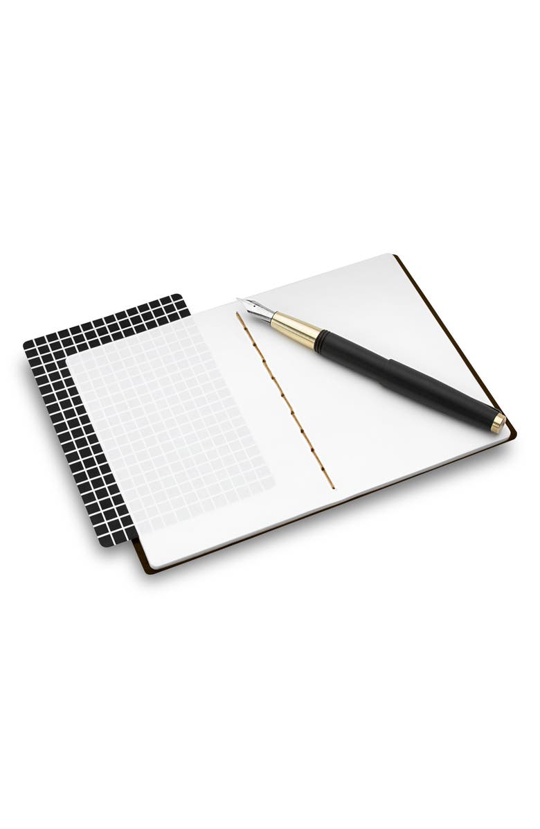 Ezra Arthur Small Leather Notebook, Alternate, color,