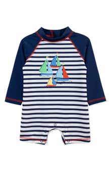 Little Me Boat One-Piece UPF 50+ Rashguard