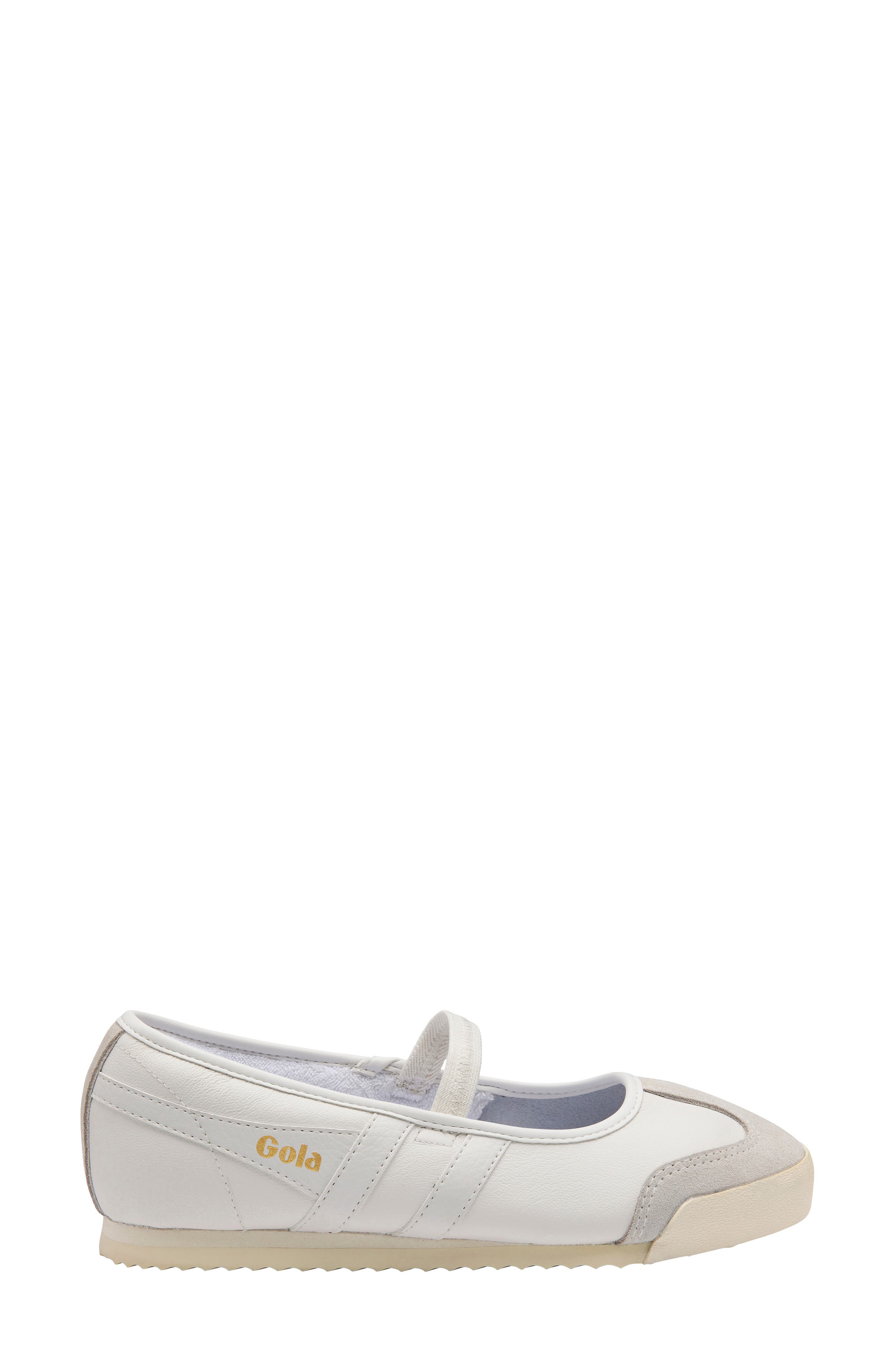 Celestra Leather Mary Jane Sneaker, Alternate, color, WHITE/ WHITE