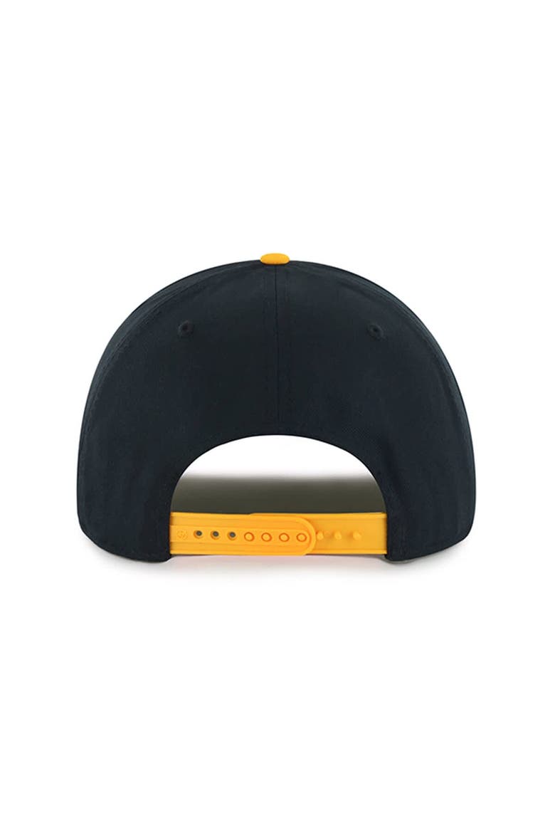 Men's '47 Black Pittsburgh Pirates Dropshadow Rope Hitch Adjustable Hat, Alternate, color, Black