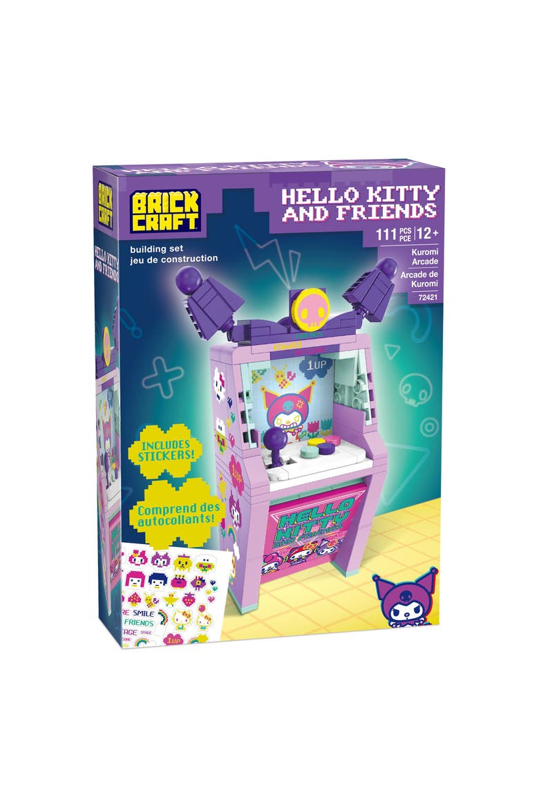 Hello Kitty Kuromi Arcade Building Set, Alternate, color, Purple