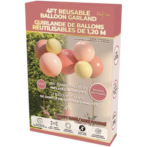 4 ft Dusty Rose Reusable Balloon Garland Party Decoration