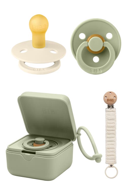 BIBS Pacifer, Pacifier Box & Pacifier Clip Set