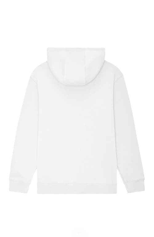 Dalix Bow Midweight All Day Hoodie In White