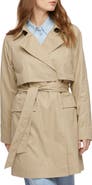 Bernardo Cotton Twill Trench Coat