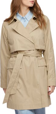 Bernardo Cotton Twill Trench Coat
