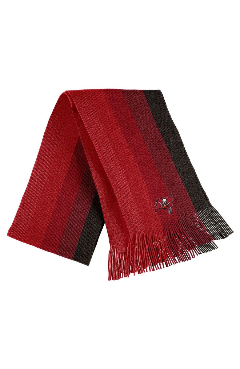WEAR by Erin Andrews Women's WEAR by Erin Andrews Red Tampa Bay Buccaneers Ombre Pom Knit Hat and Scarf Set, Alternate, color, Red