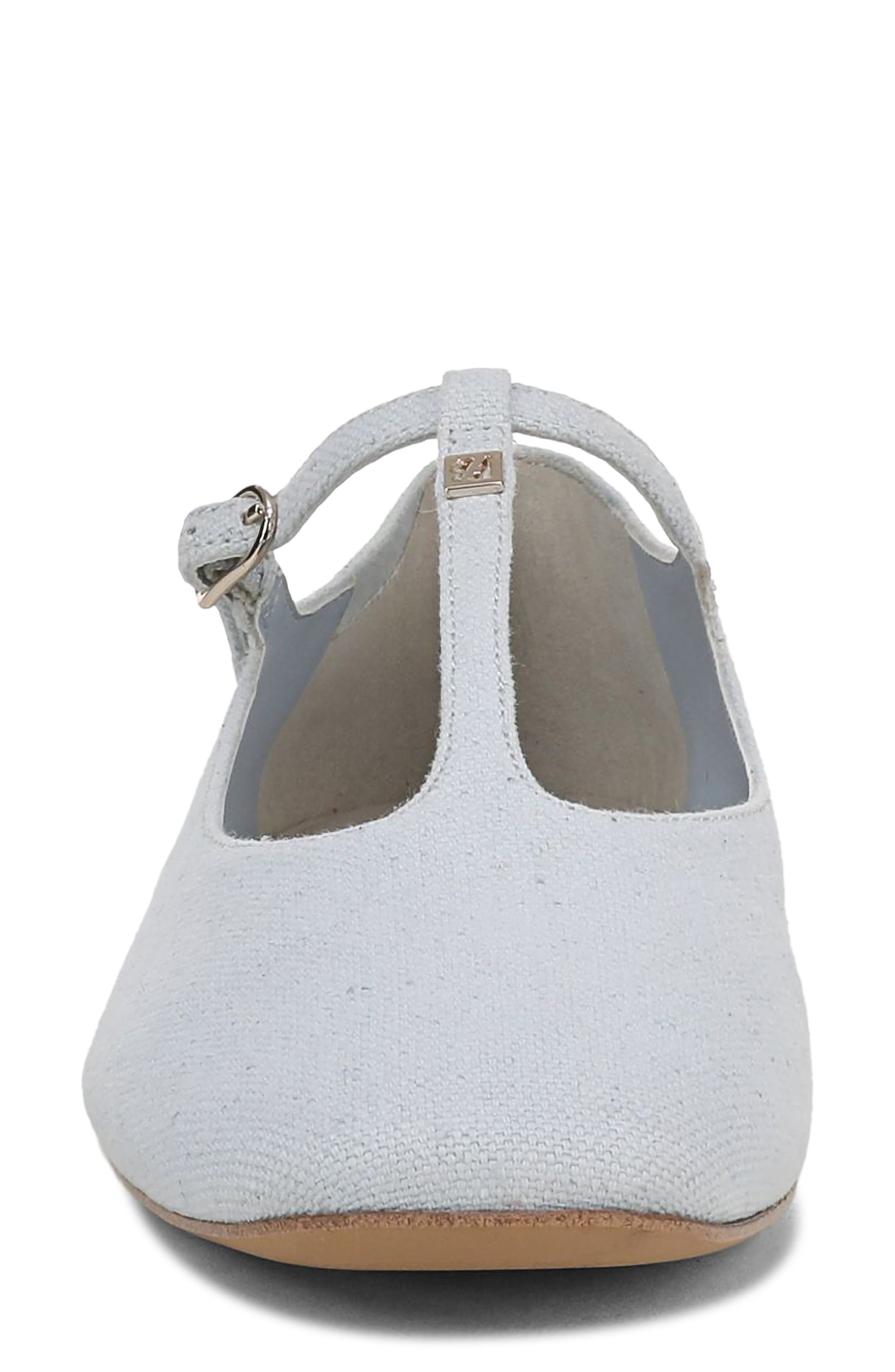 Marylee T-Strap Flat, Alternate, color, SOFT BLUE
