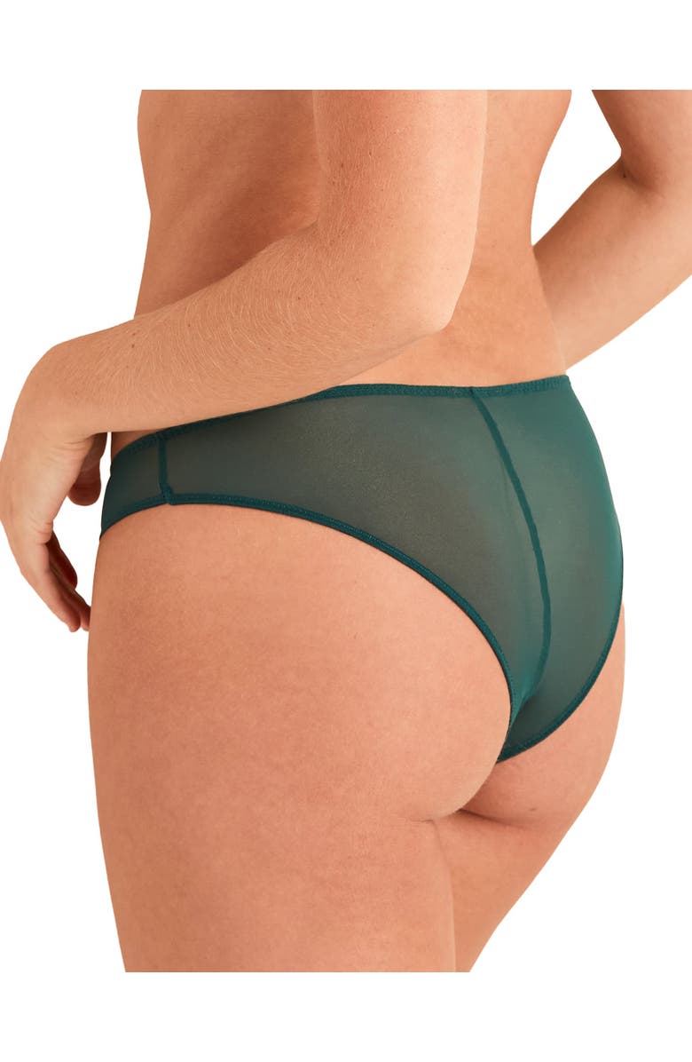 Adore Me Whitley Tanga Panties, Alternate, color, Dark Green