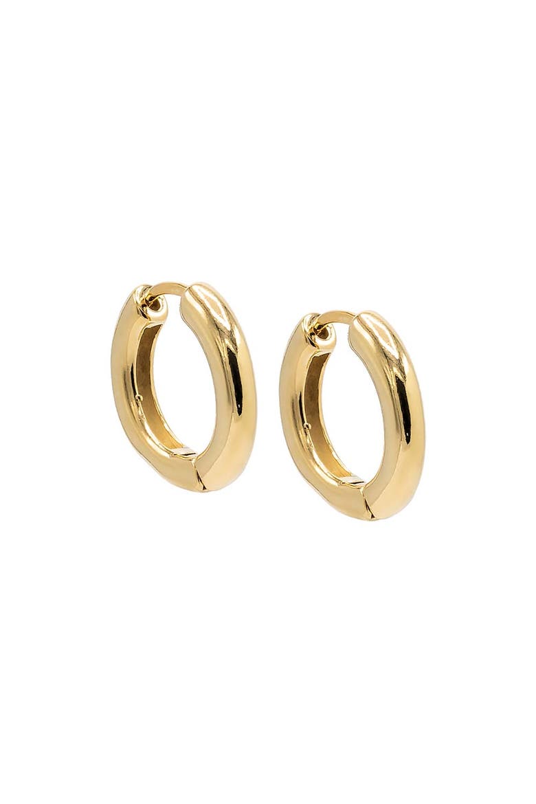 Classic Tube Hoop Earring, Main, color, Gold
