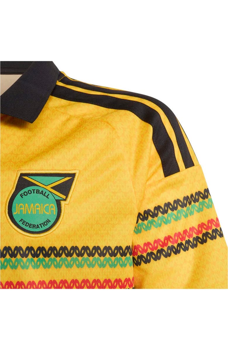 adidas Youth adidas Yellow Jamaica National Team 2026 Replica Jersey, Alternate, color, Yellow