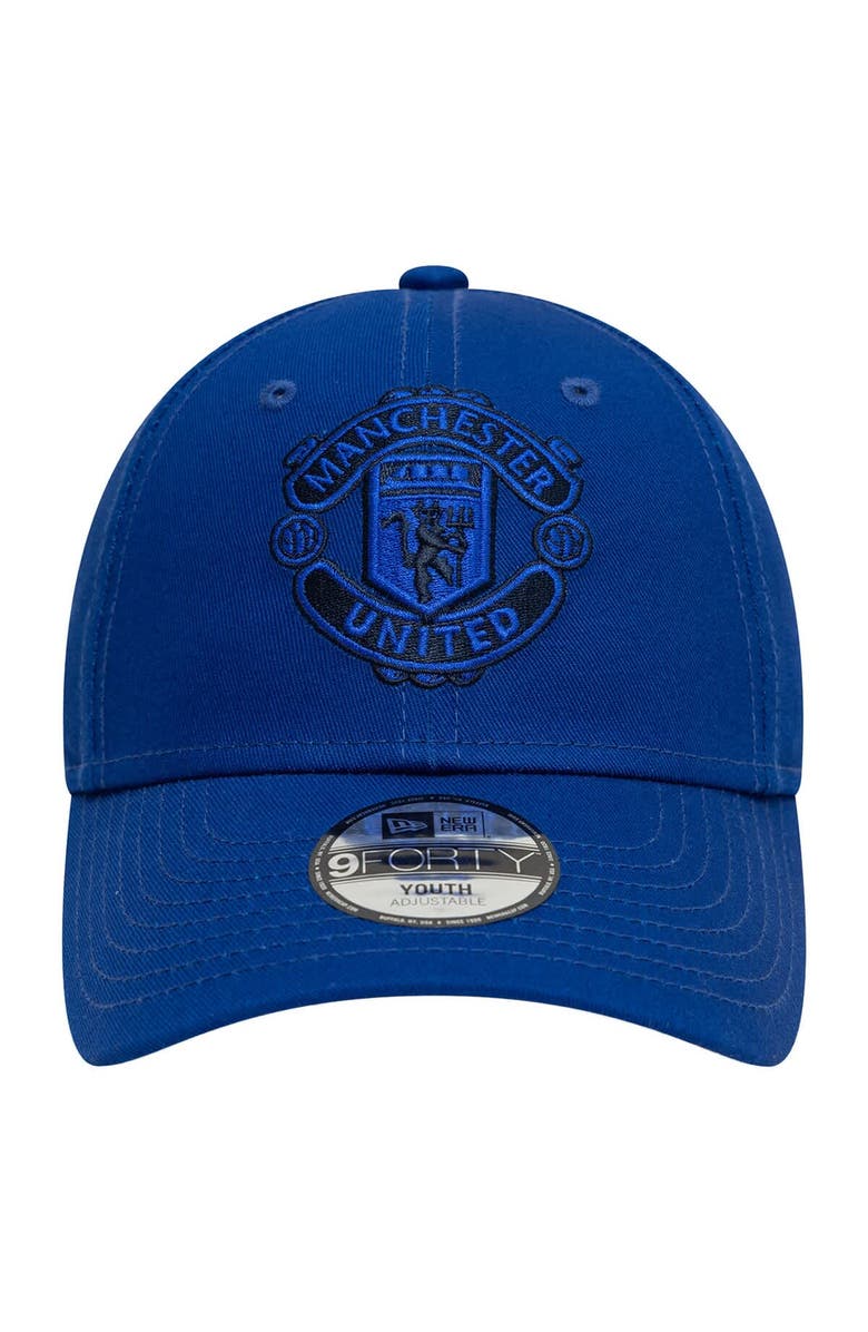 New Era Youth New Era  Blue Manchester United 92 Away 9FORTY Adjustable Hat, Alternate, color, 