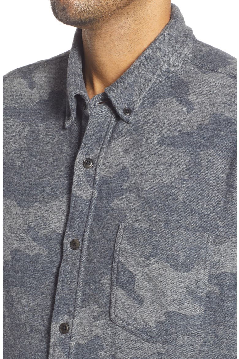 Berkeley Classic Fit Button-Down Shirt, Alternate, color, BLUE CAMO