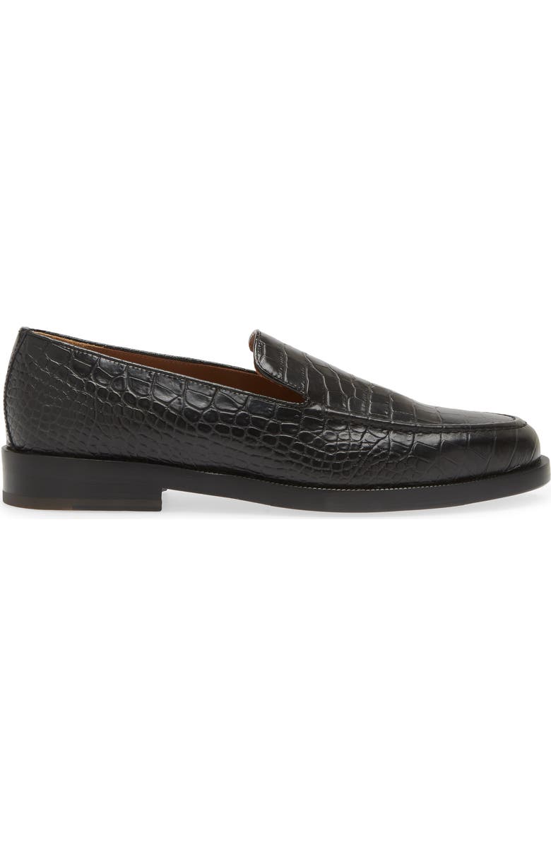 ARMANDO CABRAL Danto Croc Embossed Venetian Loafer, Alternate, color,