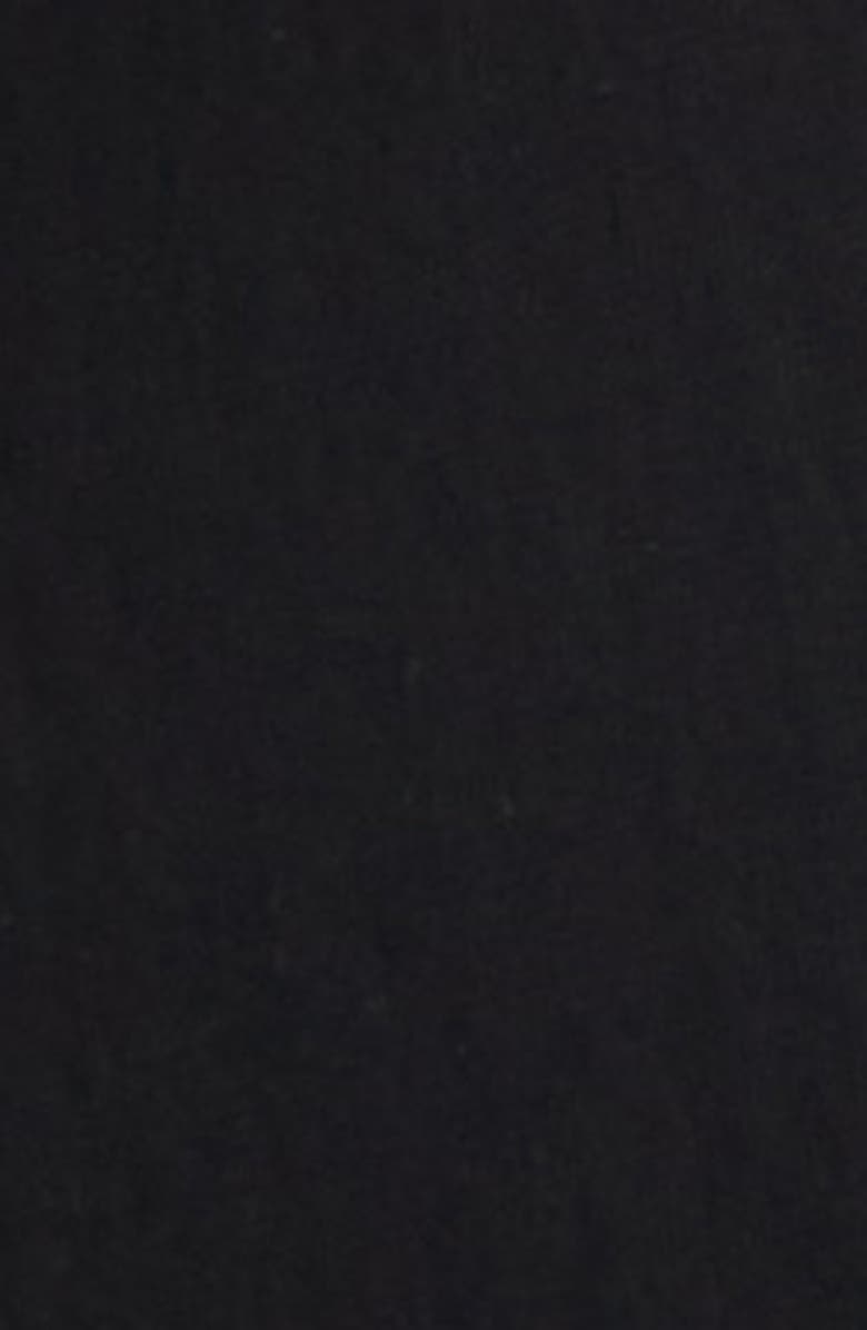 Sacai Cotton Jersey Dress, Alternate, color, Black