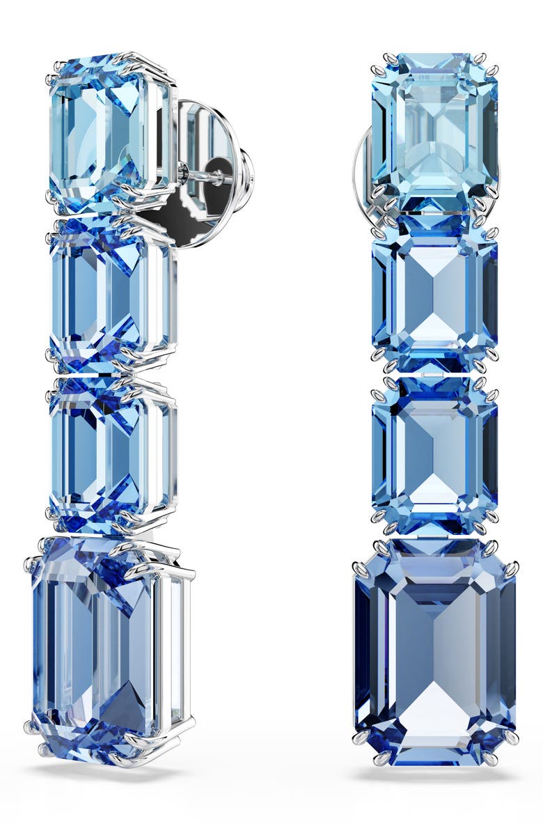 Swarovski Millenia Crystal Drop Earrings, Main, color, Blue