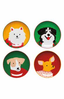 Holiday Hounds Appetizer Plates