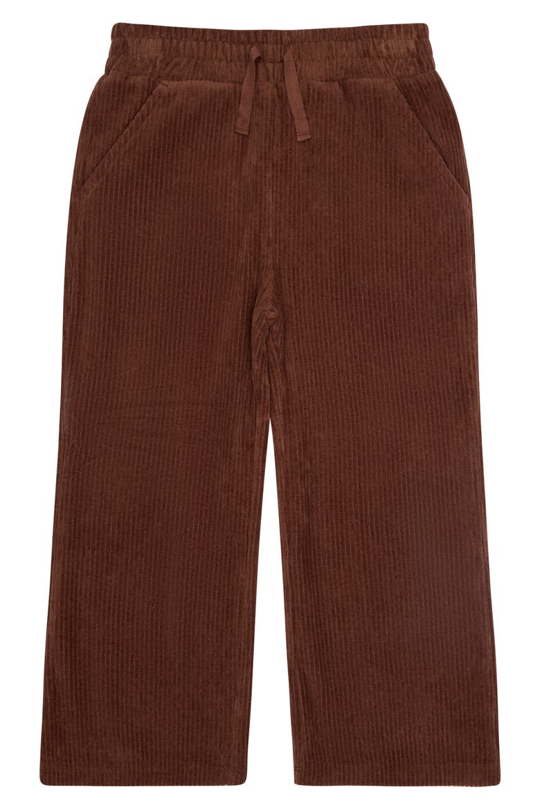 Kids' 2-Pack Ribbed Velour Pants, Alternate, color, BROWN