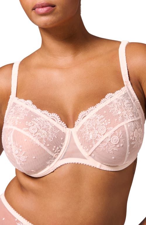 Simone Perele Intrigue Full Cup Underwire Bra In Sakura Pink