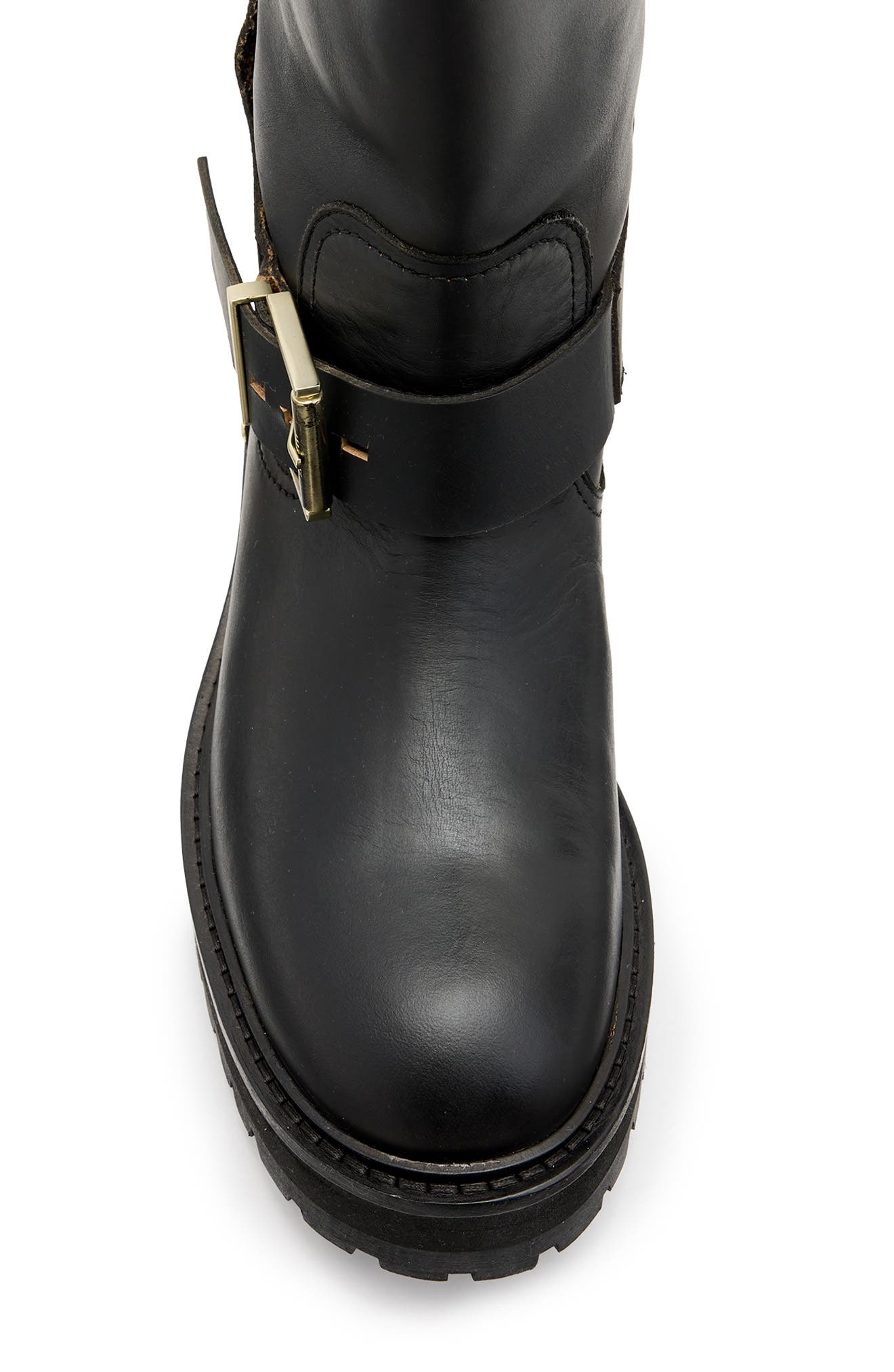 AllSaints Tay Biker Boot, Alternate, color, 
