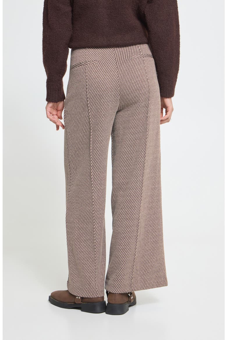 Kate Twillish Wide Leg Pants, Alternate, color, JAVA/ALMOND MILK