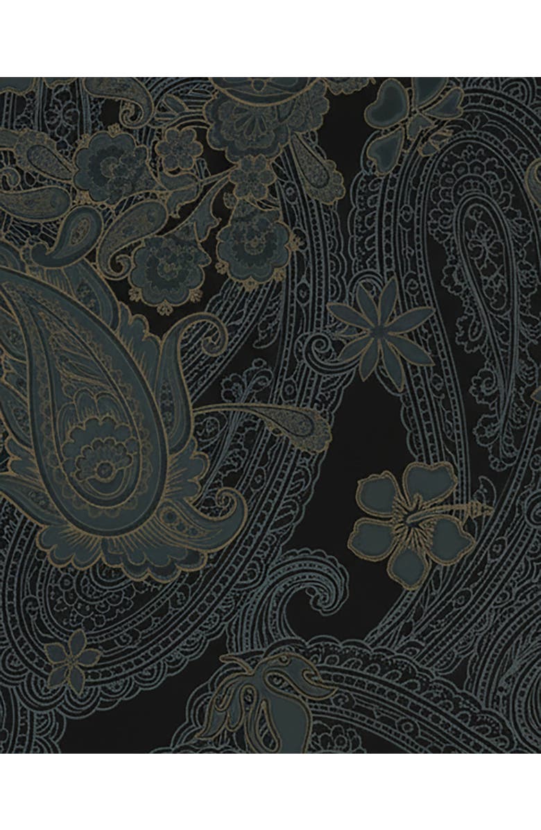 Lords of Harlech Paisley Explosion Womens Printed Shirt, Alternate, color, Paisley Explosion Black