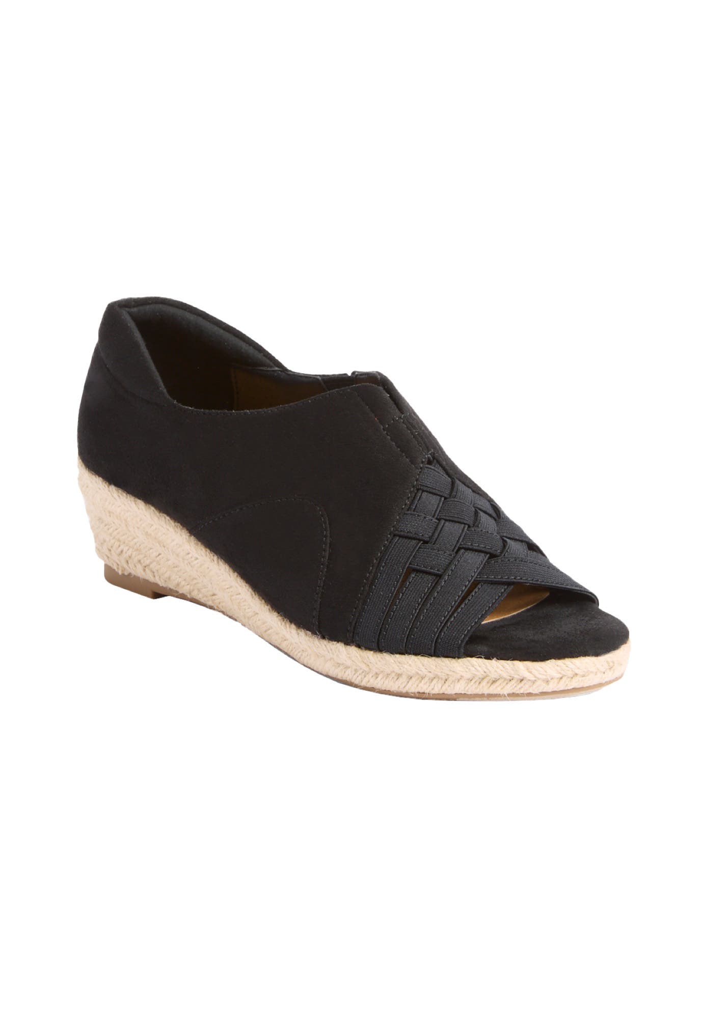 Comfortview The Beckett Espadrille, Main, color, Black