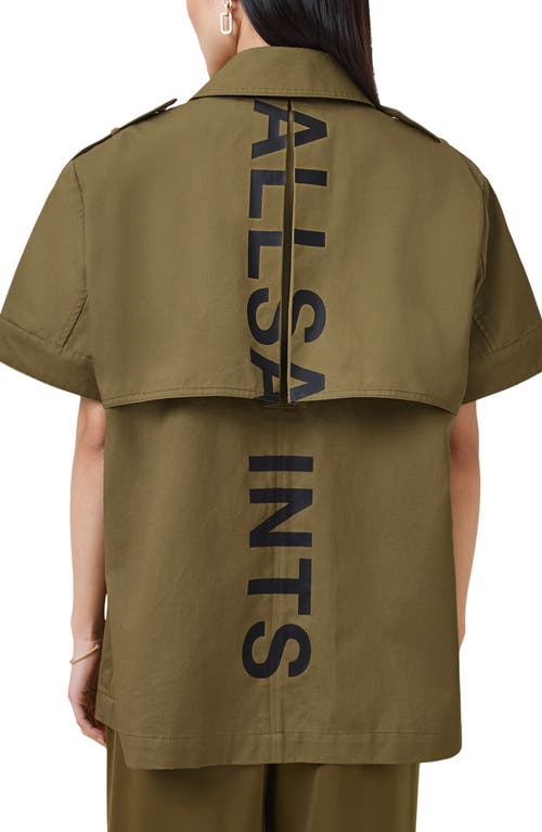 Allsaints Flow Logo Cotton Jacket