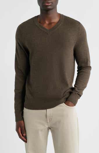 Nordstrom Cotton & Cashmere V-Neck Sweater