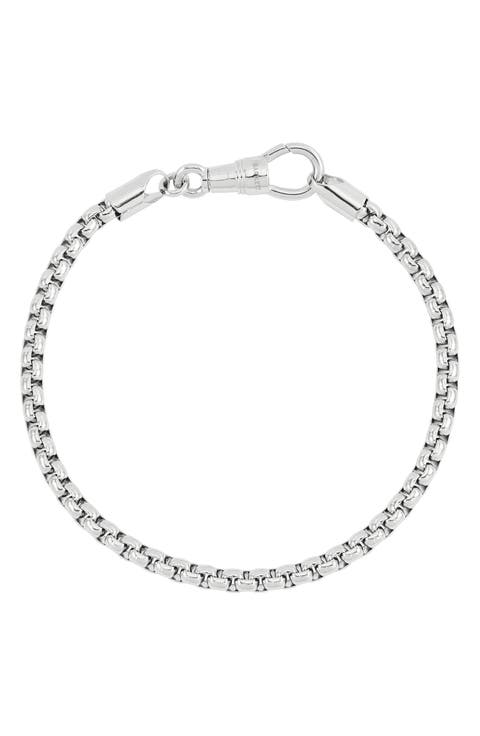 Chunky Rounded Box Chain Bracelet