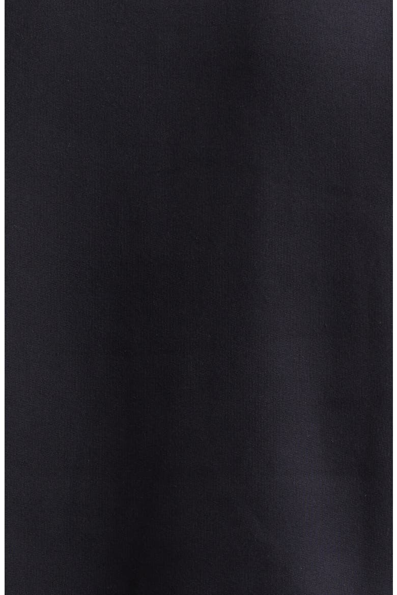 Le Camionneur Gros Grain Half Zip Fleece Sweatshirt, Alternate, color, BLACK