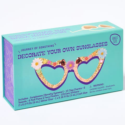 Decorate Your Own Sunglasses, Heart Eyewear, DIY Craft Kit