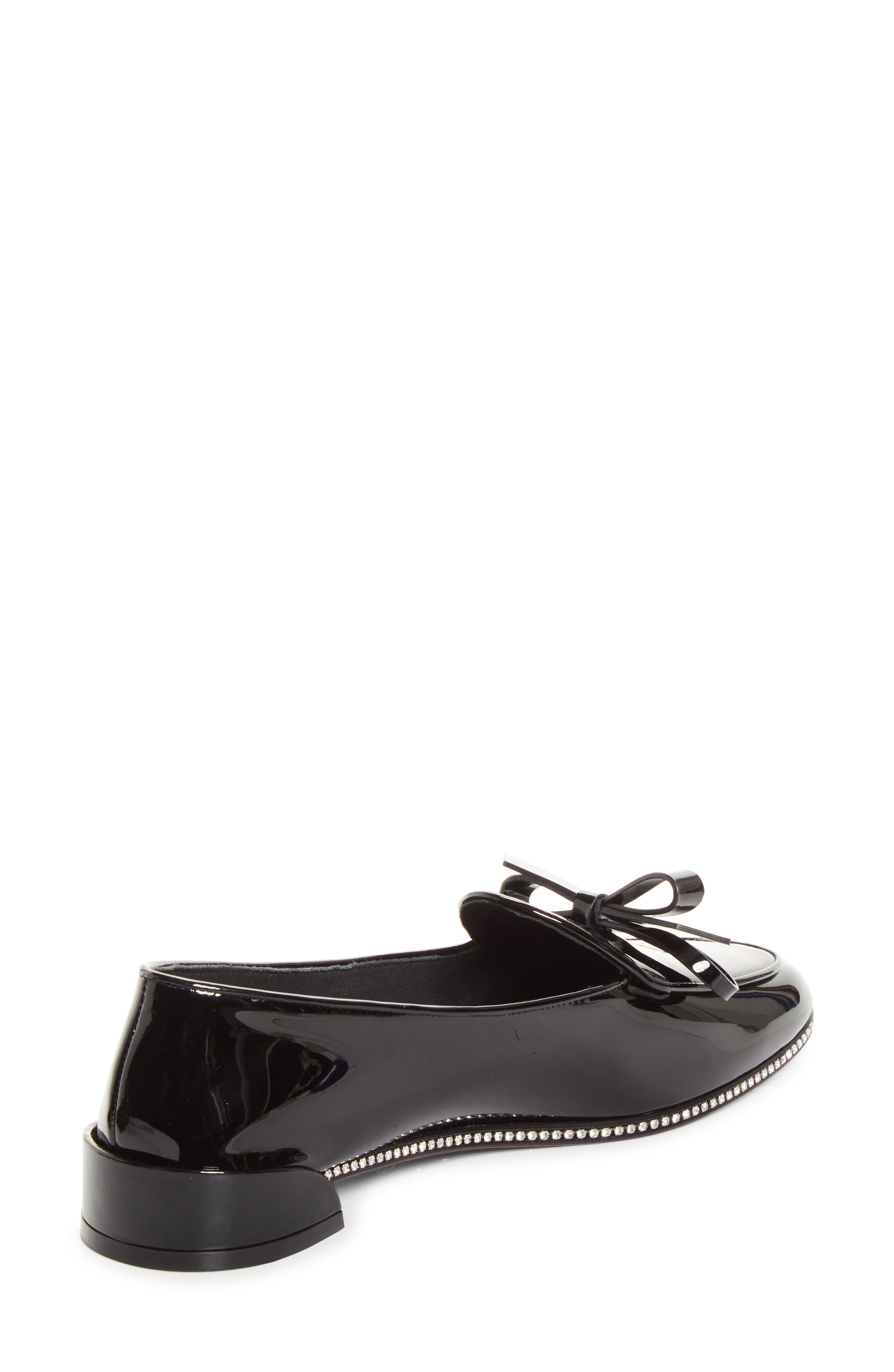 Mocastrass Crystal Welt Loafer, Alternate, color, B439 BLACK/ LIN BLACK