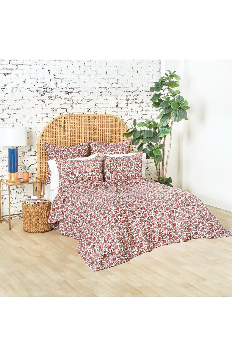 carol & frank 20" x 26" Colley Cotton Standard Sham - Machine Washable, Alternate, color, Orange