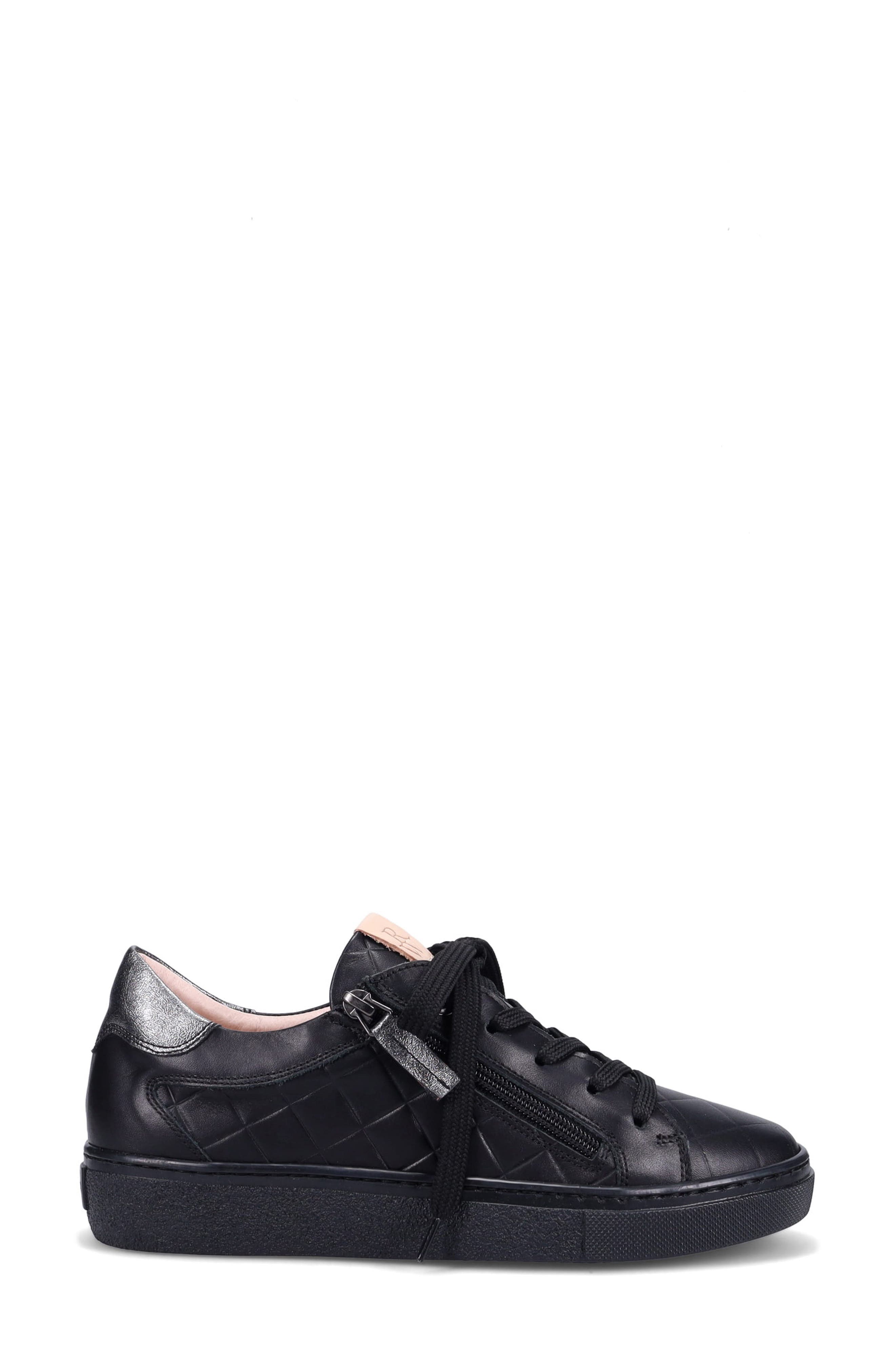 Ron White Olivya Quilted Sneaker, Alternate, color, Onyx