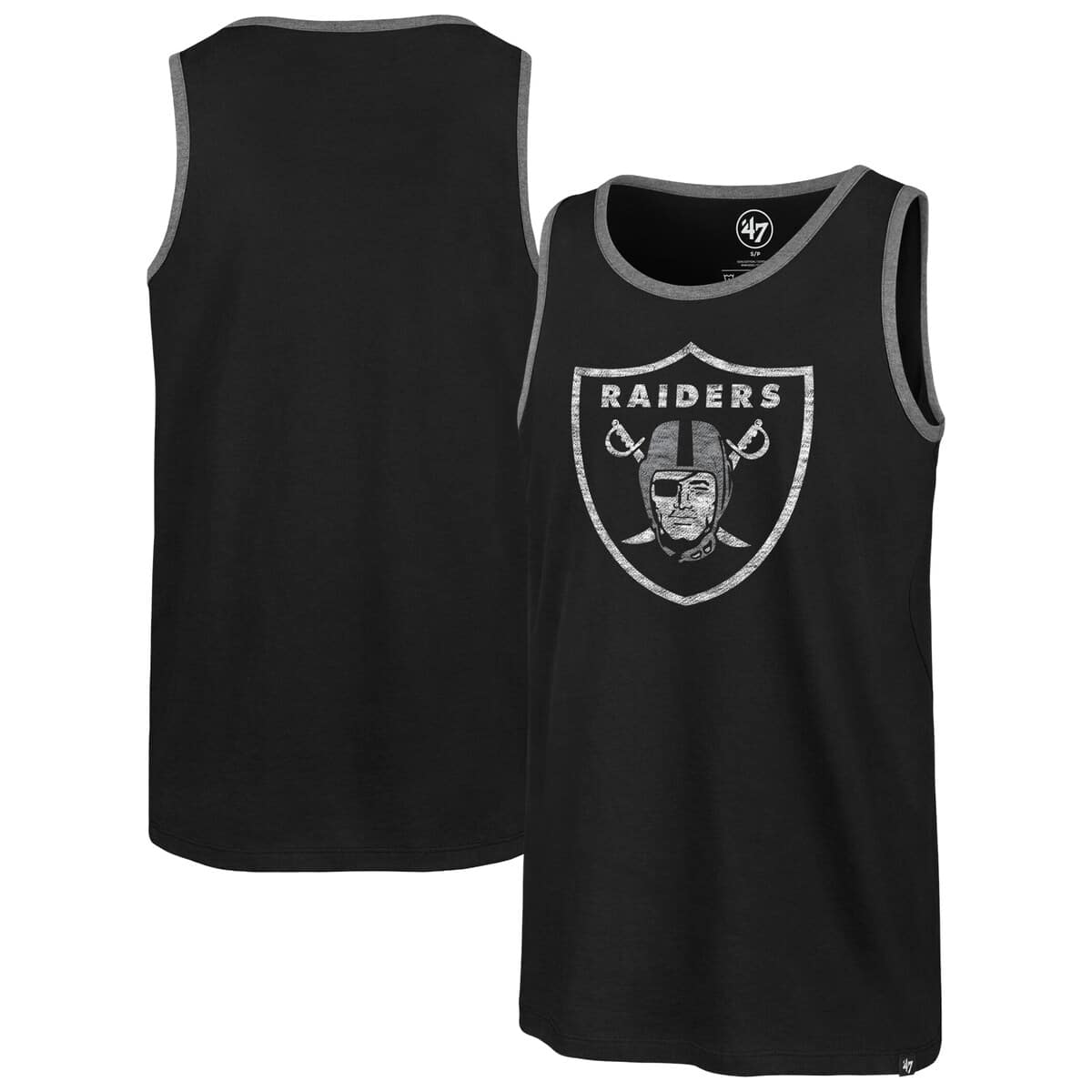 Men's '47 Black Las Vegas Raiders Premier Franklin Tank Top (Men