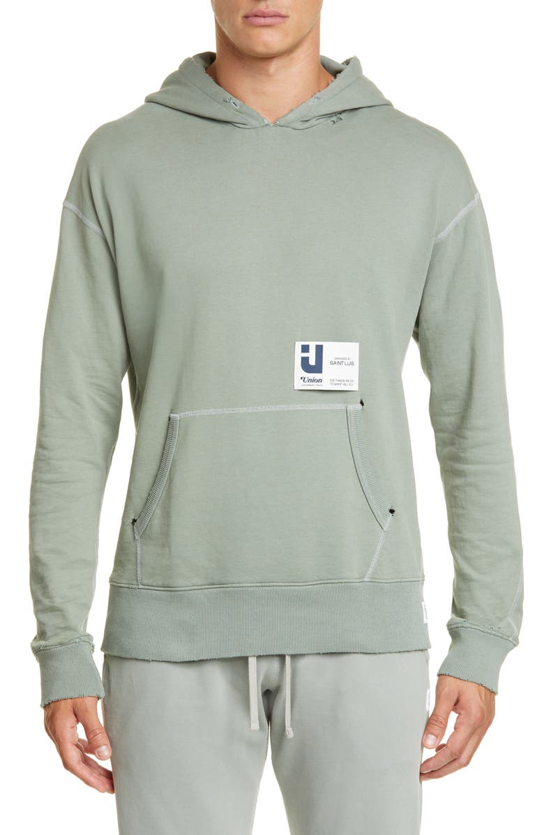 Reigning Champ Relaxed Hooded Sweatshirt, Alternate, color, 