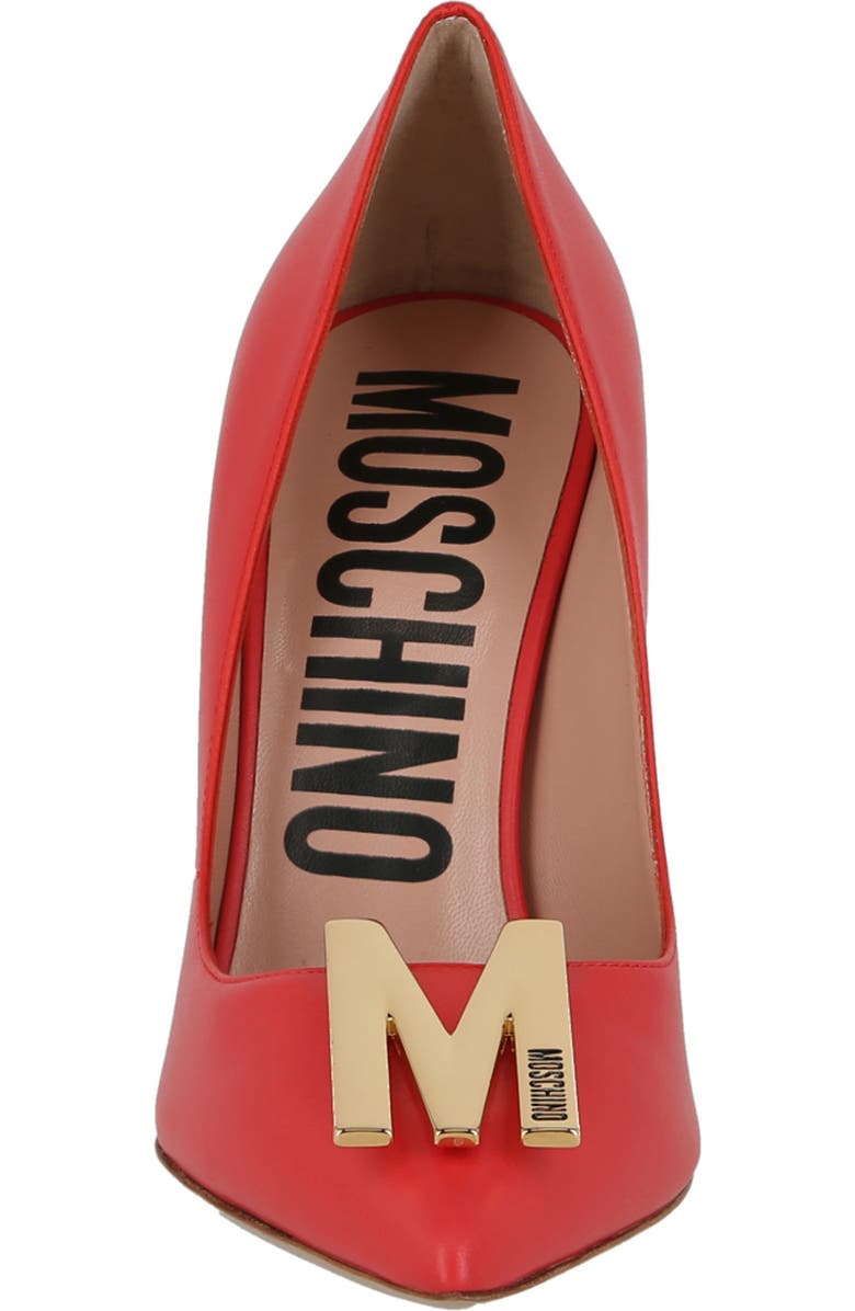 Moschino Logo Pump, Alternate, color,
