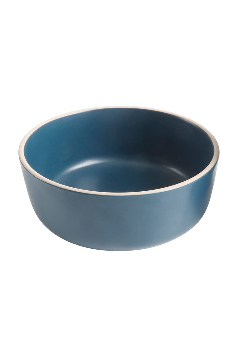 Zuma 16-Piece Matte Stoneware Dinnerware Set, Alternate, color, Cobalt