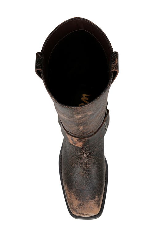 Shop Sam Edelman Nova Moto Boot In Brown