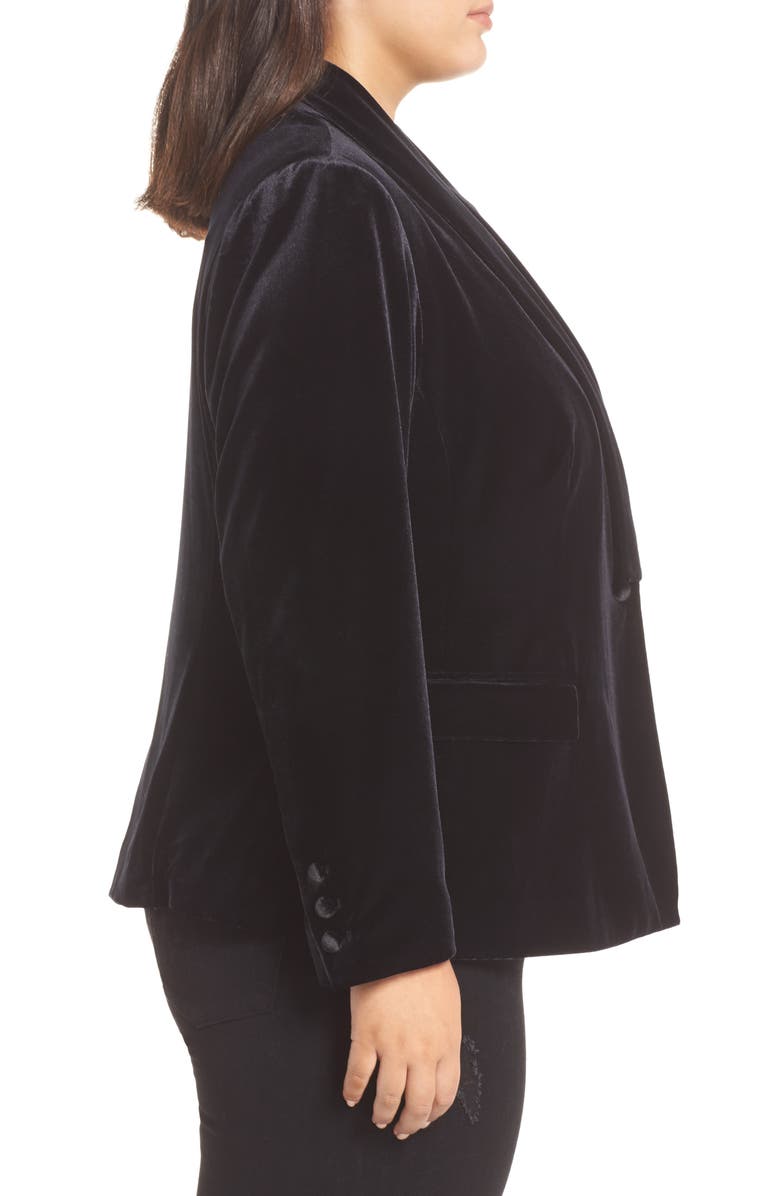 1.STATE Velvet Blazer, Alternate, color, 