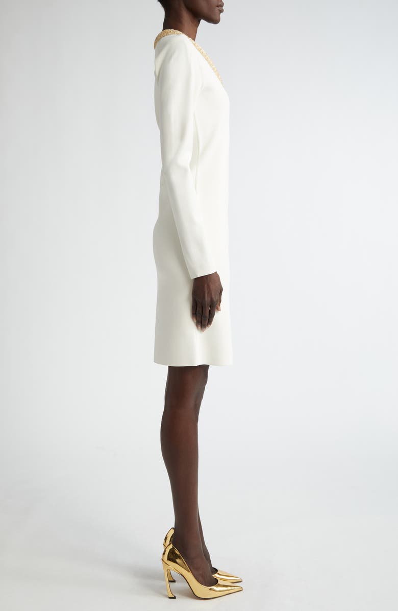 ST. JOHN Roll Neck Long Sleeve Sweater Dress, Alternate, color, 