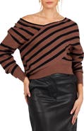 Petal & Pup Lynette Crisscross Stripe Sweater
