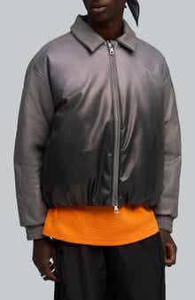 PUMA Oversize Faux Leather Bomber Jacket