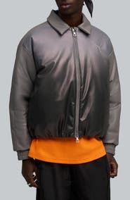 PUMA Oversize Faux Leather Bomber Jacket
